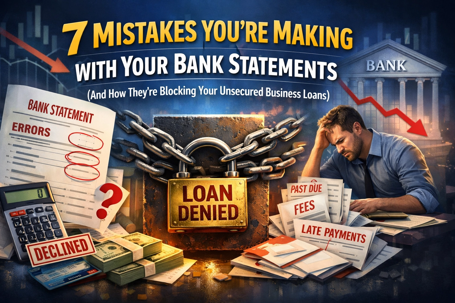 7 Mistakes You’re Making with Your Bank Statements (And How They’re Blocking Your Unsecured Business Loans)
