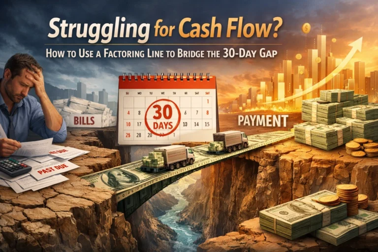 Struggling for Cash Flow? How to Use a Factoring Line to Bridge the 30-Day Gap
