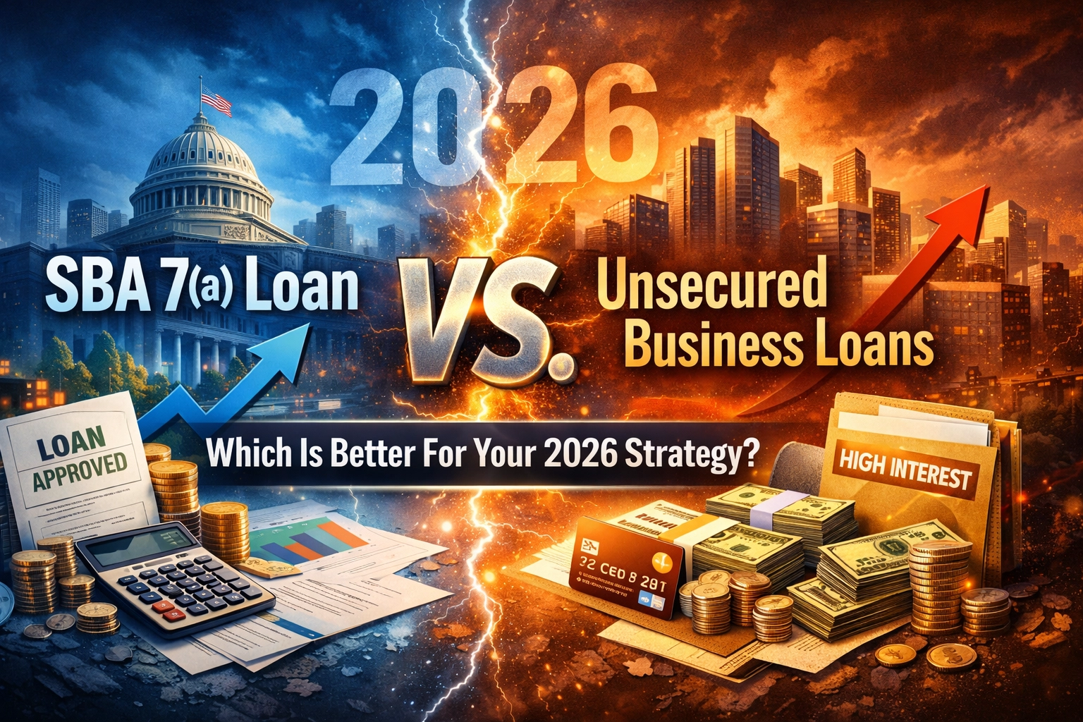 SBA 7(a) Loan vs. Unsecured Business Loans: Which Is Better For Your 2026 Strategy?