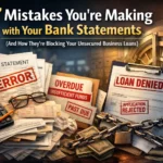 7 Mistakes You’re Making with Your Bank Statements (And How They’re Blocking Your Unsecured Business Loans)