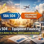 SBA 504 vs. Equipment Financing: Which Is Better For Your 2026 Expansion Strategy?