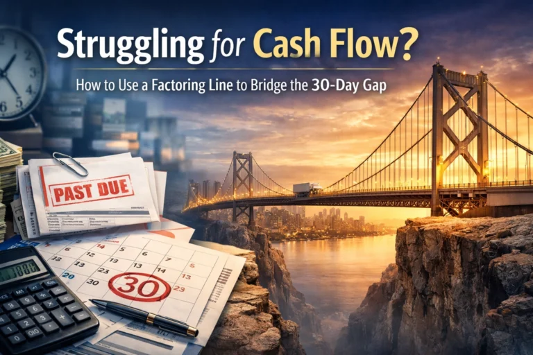 Struggling for Cash Flow? How to Use a Factoring Line to Bridge the 30-Day Gap